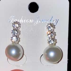 Pearl earrings